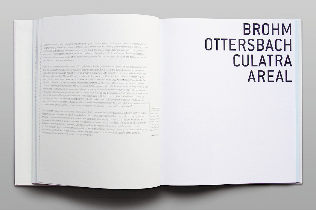 Brohm | Ottersbach | Buch Brohm Ottersbach Culatra Areal | Design | Buchgestaltung | Sehsam | Leipzig | Designagentur | Markenagentur | Kreativagentur | Grafikdesign | Corporate Design | Corporate Identity | Markenstrategie | Markendesign | Markenanwendung | Gestaltung