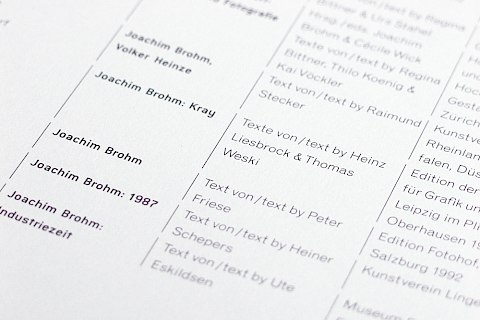 Brohm | Ottersbach | Typografie: Tabelle | Design | Buchgestaltung | Sehsam | Leipzig | Designagentur | Markenagentur | Kreativagentur | Grafikdesign | Corporate Design | Corporate Identity | Markenstrategie | Markendesign | Markenanwendung | Gestaltung