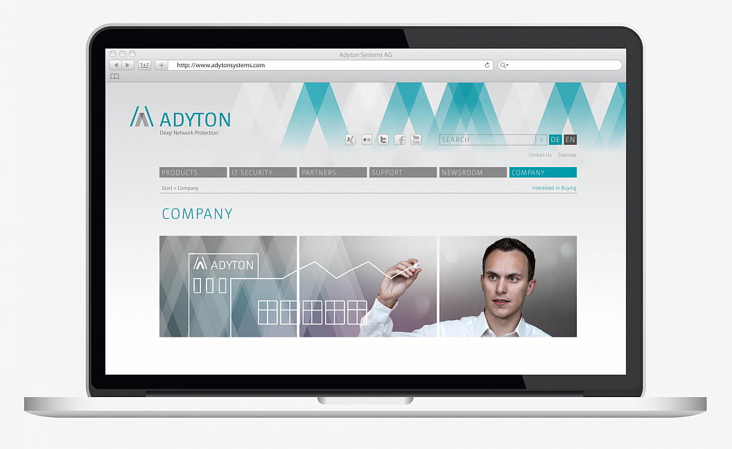Adyton Systems | Website | Company | Startup | Sehsam | Leipzig | Designagentur | Markenagentur | Kreativagentur | Grafikdesign | Corporate Design | Corporate Identity | Markenstrategie | Markendesign | Markenanwendung | Gestaltung