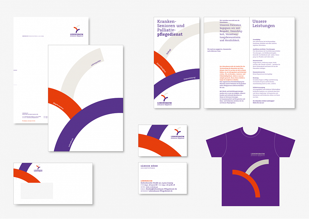Lebensbaum | Ambulanter Pflegedienst | Printmedien | Sehsam | Leipzig | Designagentur | Markenagentur | Kreativagentur | Grafikdesign | Corporate Design | Corporate Identity | Markenstrategie | Markendesign | Markenanwendung | Gestaltung