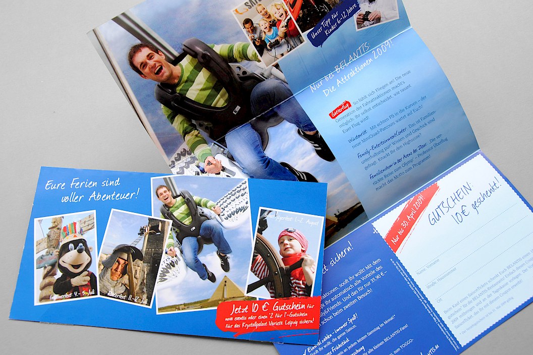 Event Park GmbH & Co. KG | Belantis | Gestaltung Markenträger | Mailing für Kunden | Sehsam | Leipzig | Designagentur | Markenagentur | Kreativagentur | Grafikdesign | Corporate Design | Corporate Identity | Markenstrategie | Markendesign | Markenanwendung | Gestaltung