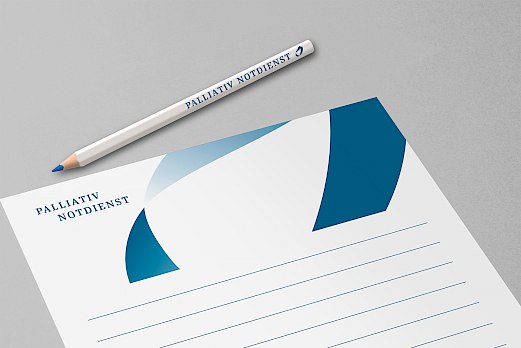 Palliativnotdienst Leipzig | Geschäftsausstattung | Schreibblock und Stift | Sehsam | Leipzig | Designagentur | Markenagentur | Kreativagentur | Grafikdesign | Corporate Design | Corporate Identity | Markenstrategie | Markendesign | Markenanwendung | Gestaltung