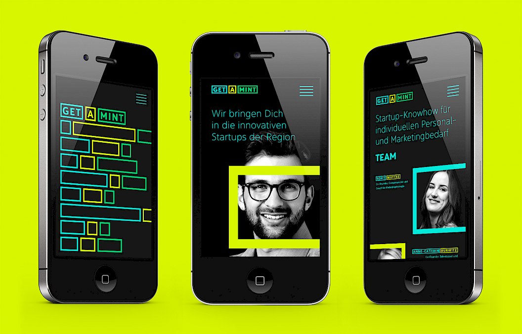 get a MINT | Geschäftsaustattung | Corporate Website | Bildsprache | Startup | Sehsam | Leipzig | Designagentur | Markenagentur | Kreativagentur | Grafikdesign | Corporate Design | Corporate Identity | Markenstrategie | Markendesign | Markenanwendung | Gestaltung