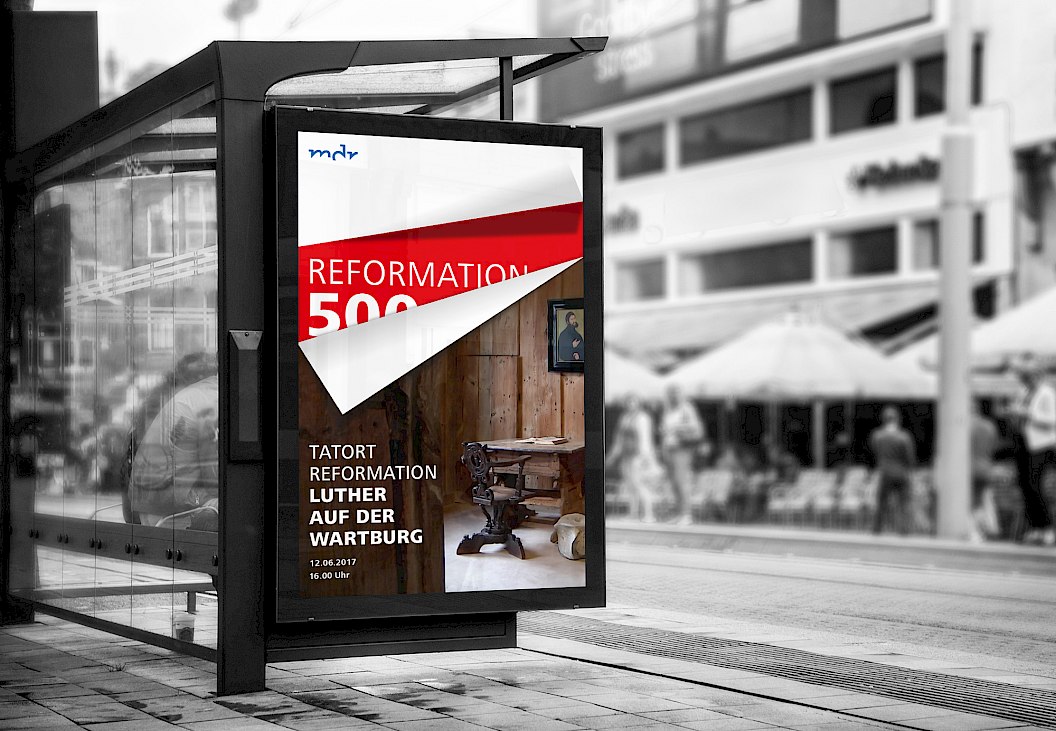 MDR | Mitteldeutscher Rundfunk | Reformation | Kampagne | Fernsehen | Sendung | Logo | Sehsam | Leipzig | Designagentur | Markenagentur | Kreativagentur | Grafikdesign | Corporate Design | Corporate Identity | Markenstrategie | Markendesign | Markenanwendung | Gestaltung