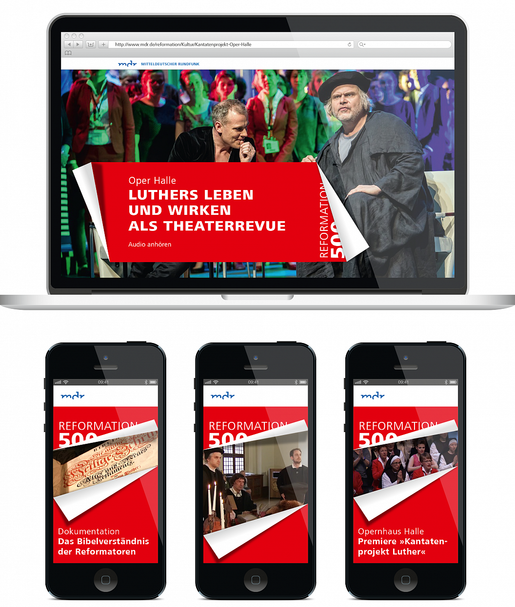 MDR | Mitteldeutscher Rundfunk | Reformation | Kampagne | Fernsehen | Sendung | Logo | Sehsam | Leipzig | Designagentur | Markenagentur | Kreativagentur | Grafikdesign | Corporate Design | Corporate Identity | Markenstrategie | Markendesign | Markenanwendung | Gestaltung