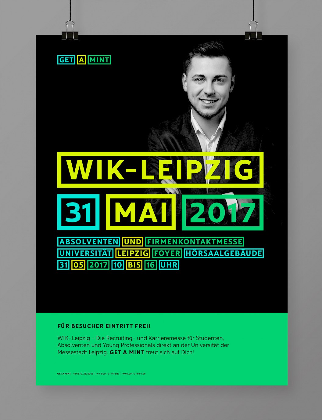 get a MINT | Logo | OOH | Plakat | Bildsprache | Startup | Sehsam | Leipzig | Designagentur | Markenagentur | Kreativagentur | Grafikdesign | Corporate Design | Corporate Identity | Markenstrategie | Markendesign | Markenanwendung | Gestaltung